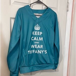 Tiffany & Co sweatshirt. traditional Tiffany Blue size Medium NWOT